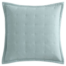 Ascot Waffle Cotton-Blend European Standard Pillow Sham